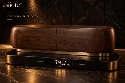 asiiote Arcvale organic walnut console cabinet