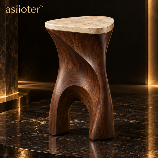 asiioter™ Liora Organic Sculptural Accent Chair